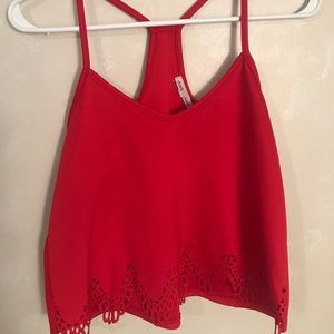 Charlotte Russe red tank top